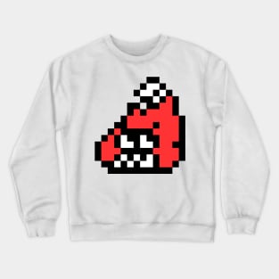 White 8-Bit FishFry Crewneck Sweatshirt